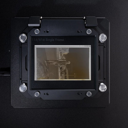 Negative Supply Single Frame ANR Mask para portadora de película 4 x 5 116 616 aluminio y vidrio ANR