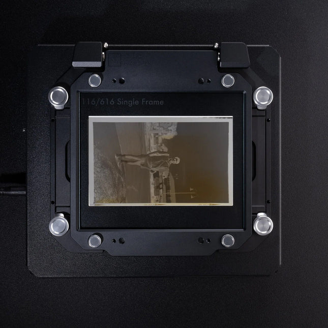 Negative Supply Single Frame ANR Mask para portadora de película 4 x 5 116 616 aluminio y vidrio ANR