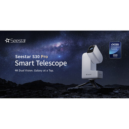 ZWO Seestar S30 Pro Telescopio Inteligente Automático 8K Tripié Y Filtro Solar