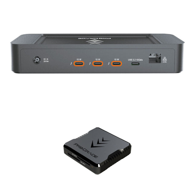 ProGrade Digital PG25 Dock Thunderbolt 5 con Lector Dual-Slot UHS-II SDXC 140W y Cable Norteamérica