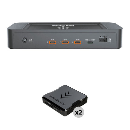 ProGrade Digital PG25 Dock Thunderbolt 5 con 2 lectores Dual-Slot UHS-II y cable Norteamérica