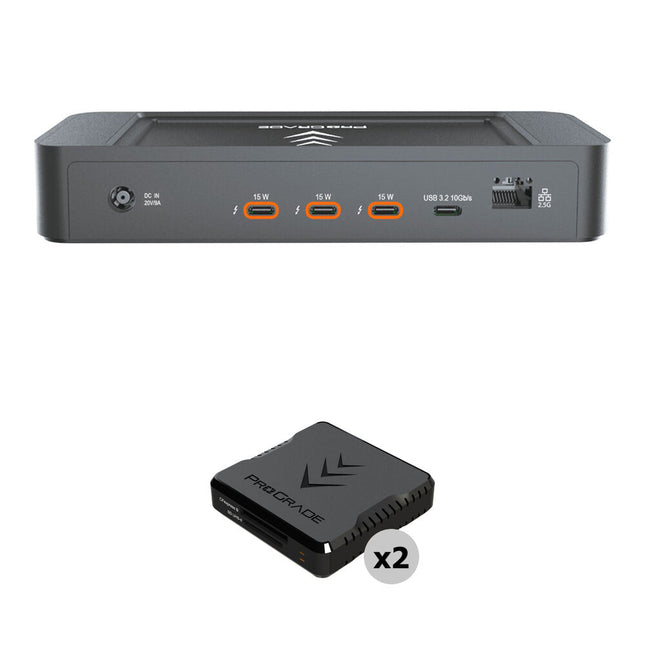 ProGrade Digital PG25 Dock Thunderbolt 5 con 2x CFexpress Tipo B y Lector SDXC UHS-II