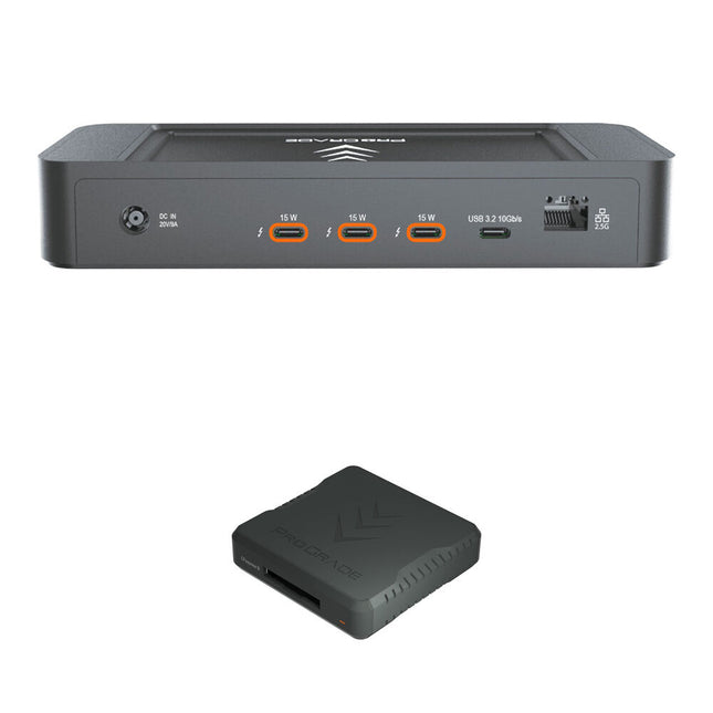 ProGrade Digital PG25 Dock Thunderbolt 5 con lector CFexpress B y cable NA 140W