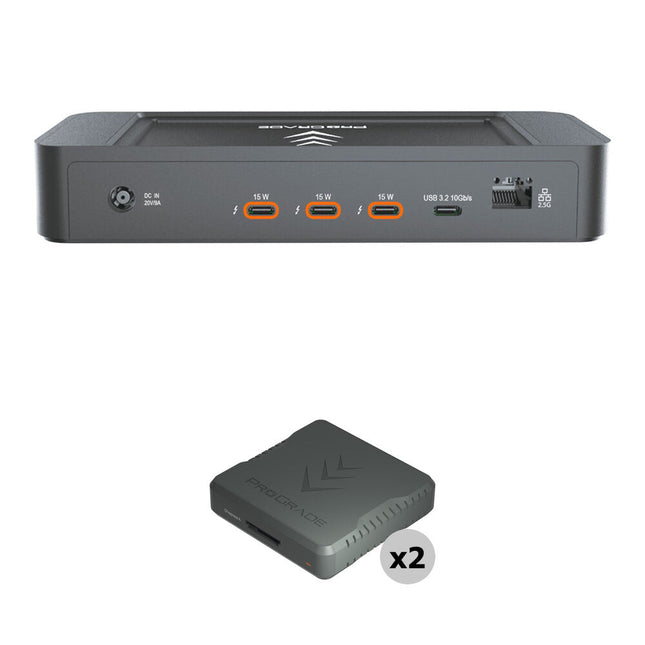 ProGrade Digital PG25 Dock Thunderbolt 5 con 2 lectores CFexpress USB 4.0