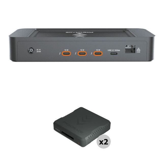 ProGrade Digital PG25 Dock Thunderbolt 5 con 2 lectores CFexpress B USB 4.0