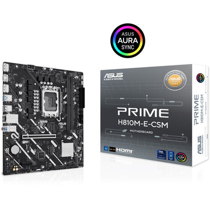 ASUS PRIME H810M-E-CSM Placa base mATX LGA 1851 DDR5 SATA III M.2