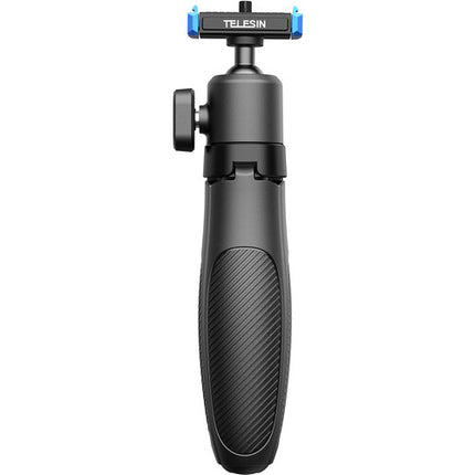 TELESIN Quick Release Selfie Stick 2.0 con Tripié Mini para GoPro HERO13 Black 17.3" aluminio ajustable
