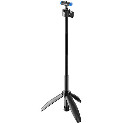 TELESIN Quick Release Selfie Stick 2.0 con Tripié Mini para GoPro HERO13 Black 17.3" aluminio ajustable