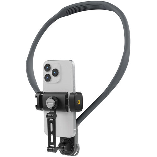 TELESIN Soporte de Cuello Universal para Smartphones con Correa Pecho acolchado y Orientación Vertical u Horizontal