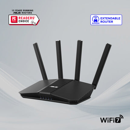 ASUS RT-BE55 BE3600 Router Wi-Fi 7 Doble Banda 3570 Mb/s 2.5G WAN Gigabit LAN