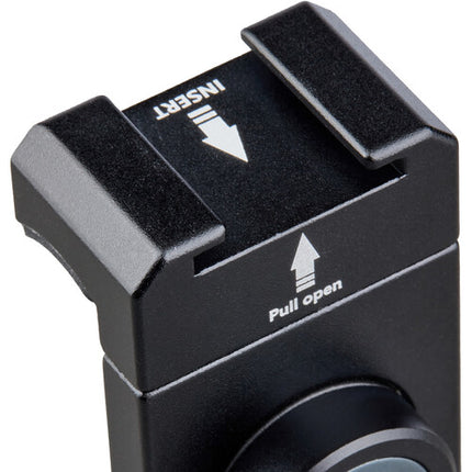 Oben SPA-03 Adaptador de zapata fría para teléfono con rotación 360 y montura 1/4''