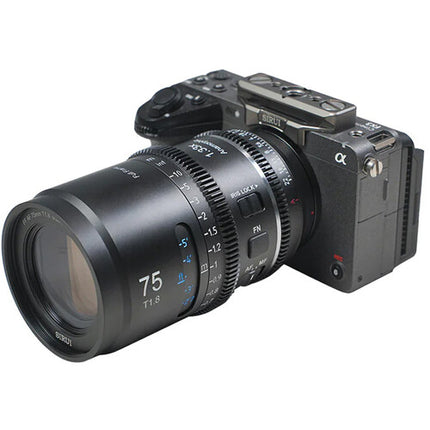 Sirui Astra Series 75mm T1.8 Lente Anamórfica Full Frame Nikon Z Blue Flares