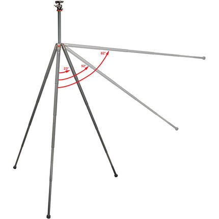 Oben CQL-20 Trípode de Viaje Carbono Compacto 62 Pulgadas 20 lb Capacidad