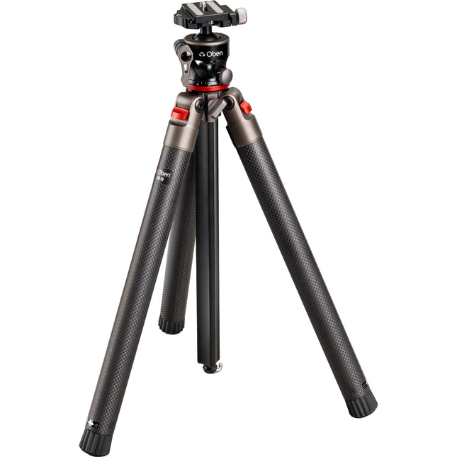 Oben CQL-20 Trípode de Viaje Carbono Compacto 62 Pulgadas 20 lb Capacidad