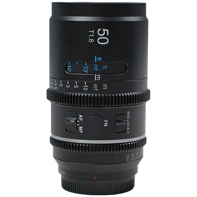 Sirui Astra Series T.18 1.33x 50mm Anamórfico Full Frame T1.8 Flares Neutrales