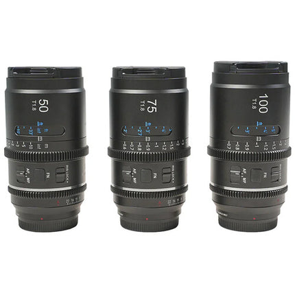 Sirui Astra T1.8 1.33x Kit de lentes anamórficos 50 75 y 100mm Sony E