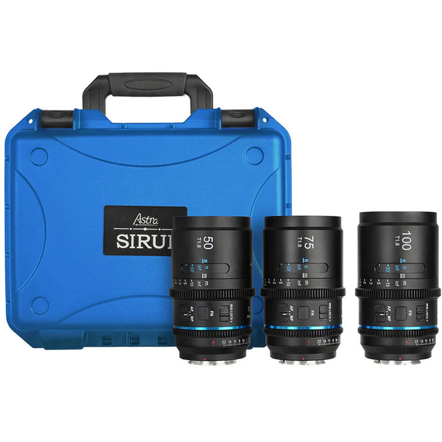 Sirui Astra T1.8 1.33x Kit de lentes anamórficos 50 75 100mm Nikon Z