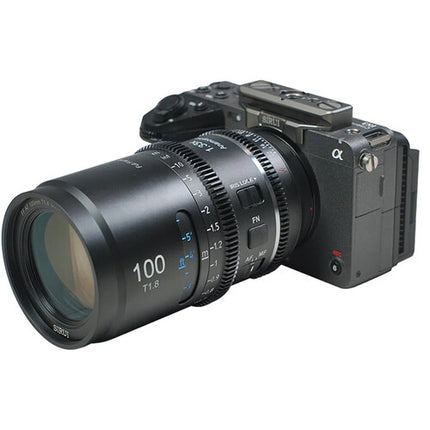 Sirui Astra Series T1.8 1.33x 100mm Lente Anamórfica Full Frame Apertura T1.8-T22