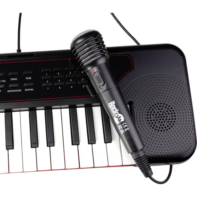 RockJam Micrófono de Mano Dinámico para Karaoke Diseño Ligero 3.5mm