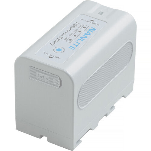 Nanlite NP-F750 Batería de Litio 5200mAh 7.4V con Puerto USB-C