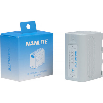 Nanlite NP-F750 Batería de Litio 5200mAh 7.4V con Puerto USB-C