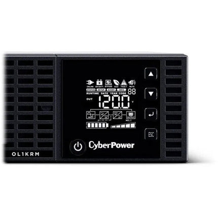 CyberPower OL1KRM UPS Online Doble Conversión 1000VA 710 Joules con Panel LCD