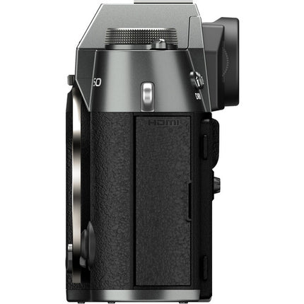 FUJIFILM X-T50 Cámara sin Espejo 40.2MP 4K 60p Estabilizador 7 Paradas