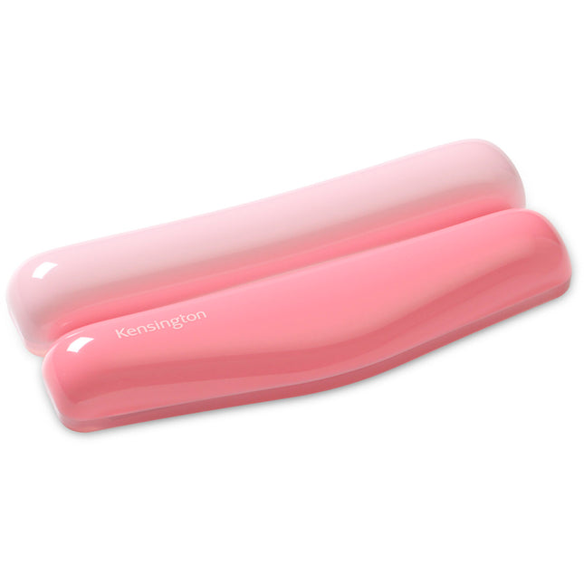 Reposamuñecas para ratón Kensington Duo Gel ergonómico rosa suave y fácil de limpiar