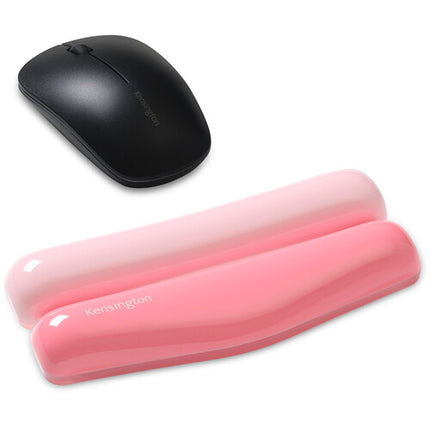Reposamuñecas para ratón Kensington Duo Gel ergonómico rosa suave y fácil de limpiar