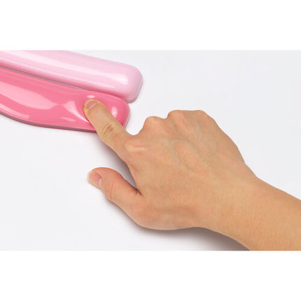Reposamuñecas para ratón Kensington Duo Gel ergonómico rosa suave y fácil de limpiar