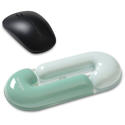 Kensington Duo Gel Reposa Muñecas para Ratón Verde Diseño en Bucle Ergonomía