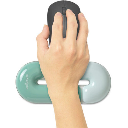 Kensington Duo Gel Reposa Muñecas para Ratón Verde Diseño en Bucle Ergonomía