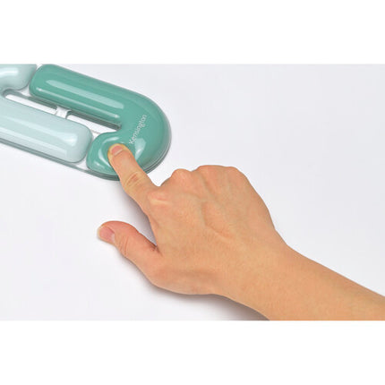 Kensington Duo Gel Reposa Muñecas para Ratón Verde Diseño en Bucle Ergonomía