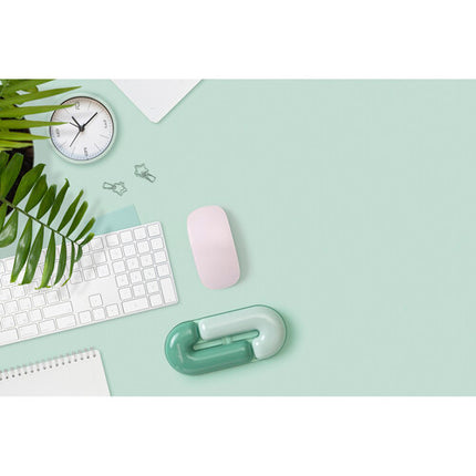 Kensington Duo Gel Reposa Muñecas para Ratón Verde Diseño en Bucle Ergonomía
