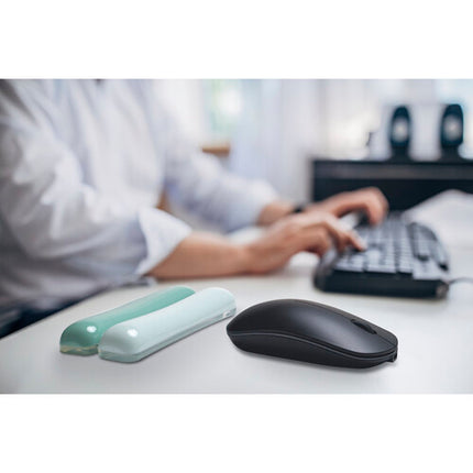 Kensington Duo Gel Reposa Muñecas para Mouse Verde Ergonomía Cómoda