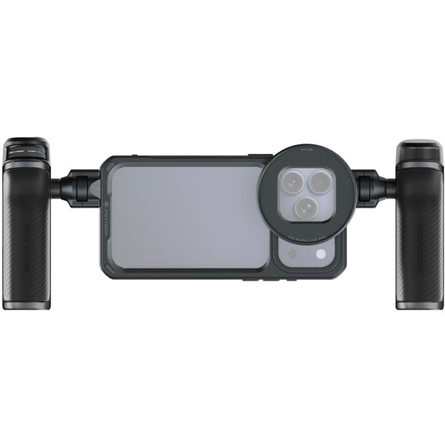 PGYTECH ProShot Jaula Modular para iPhone 17 Pro Max Kit de Video con Agarre Giratorio y Puertos de Expansión