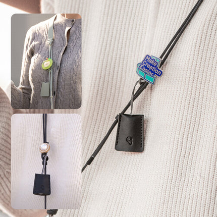 PGYTECH OneGo Classic Bolso Cruzado para Móvil Negro Elegante AirTag