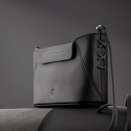 PGYTECH OneGo Classic Bolso Cruzado para Móvil Negro Elegante AirTag