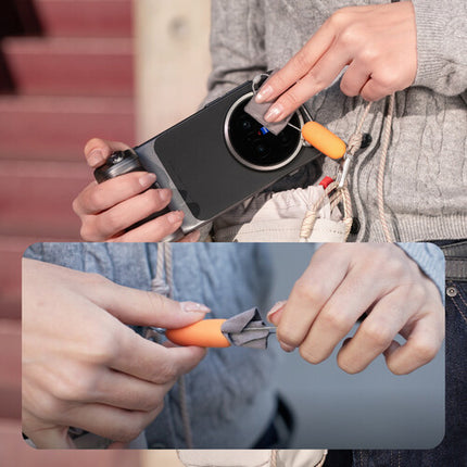 PGYTECH OneGo Bolso Cruzado Casual para Móvil Resistente al Agua con Correa Ajustable Rosa Lila