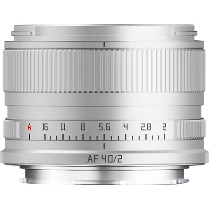 TTArtisan AF 40mm f2 Lente Normal Full Frame f2-f16 Distancia 15.7"