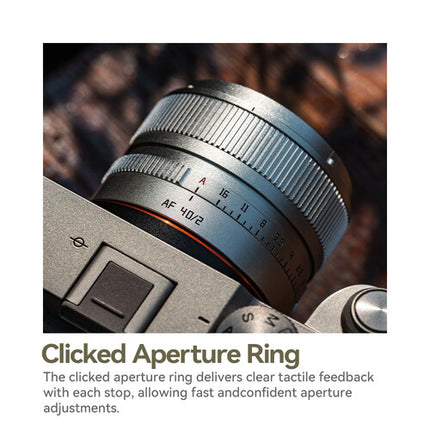 TTArtisan AF 40mm f2 Lente Normal Full Frame f2-f16 Distancia 15.7"