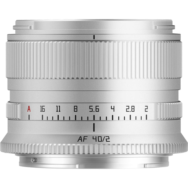 TTArtisan AF 40mm f/2 Objetivo para Nikon Z Full Frame f2 a f16
