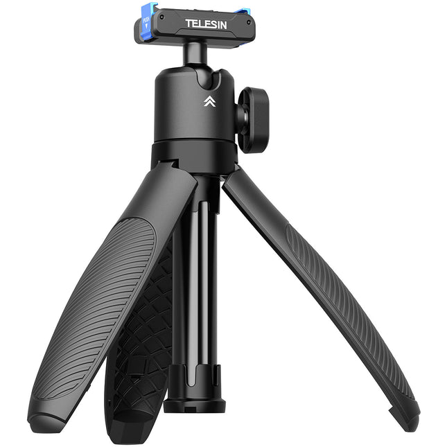 TELESIN Quick Release Selfie Stick 2.0 con Mini Trípode para DJI Osmo Action 6.7 a 17.3 Pulgadas