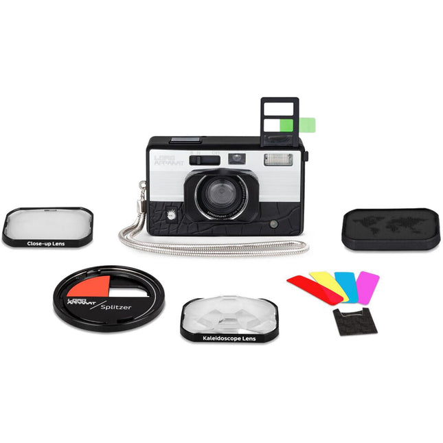 Lomography LomoApparat Cámara 35mm con Lente Gran Angular 21mm y Filtros de Gel