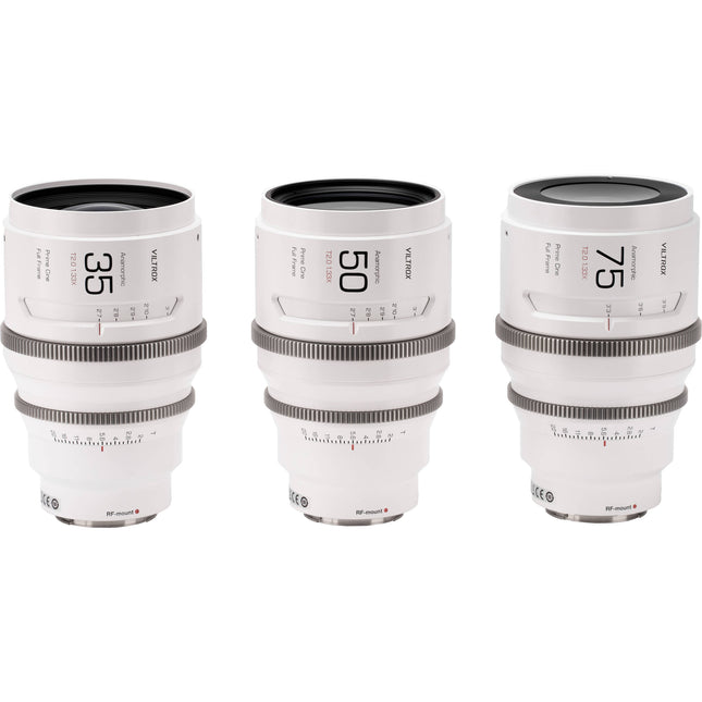 Viltrox EPIC 35 50 75mm T2.0 Set de Lentes Anamórficas Full Frame con Estuche Rigido