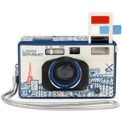 Lomography LomoApparat Cámara de 35mm Gran Angular 21mm f10 Paris Edition