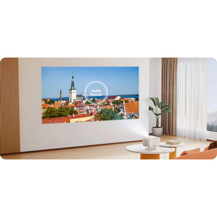 Yaber L2 Plus Proyector Full HD 700 lúmenes con pantalla plegable 80"