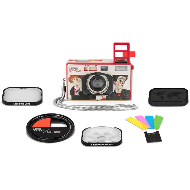 Lomography LomoApparat Cámara de 35mm Gran Angular 21mm f10 Schiele Edition