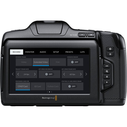 Blackmagic Design Pocket Cinema Camera 6K Pro cámara cine 6K 50 fps HDR LCD tilting 1500 cd/m²