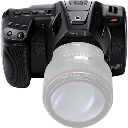 Blackmagic Design Pocket Cinema Camera 6K Pro Cámara Canon EF Kit con Monitor 5.2" y Baterías 4400mAh